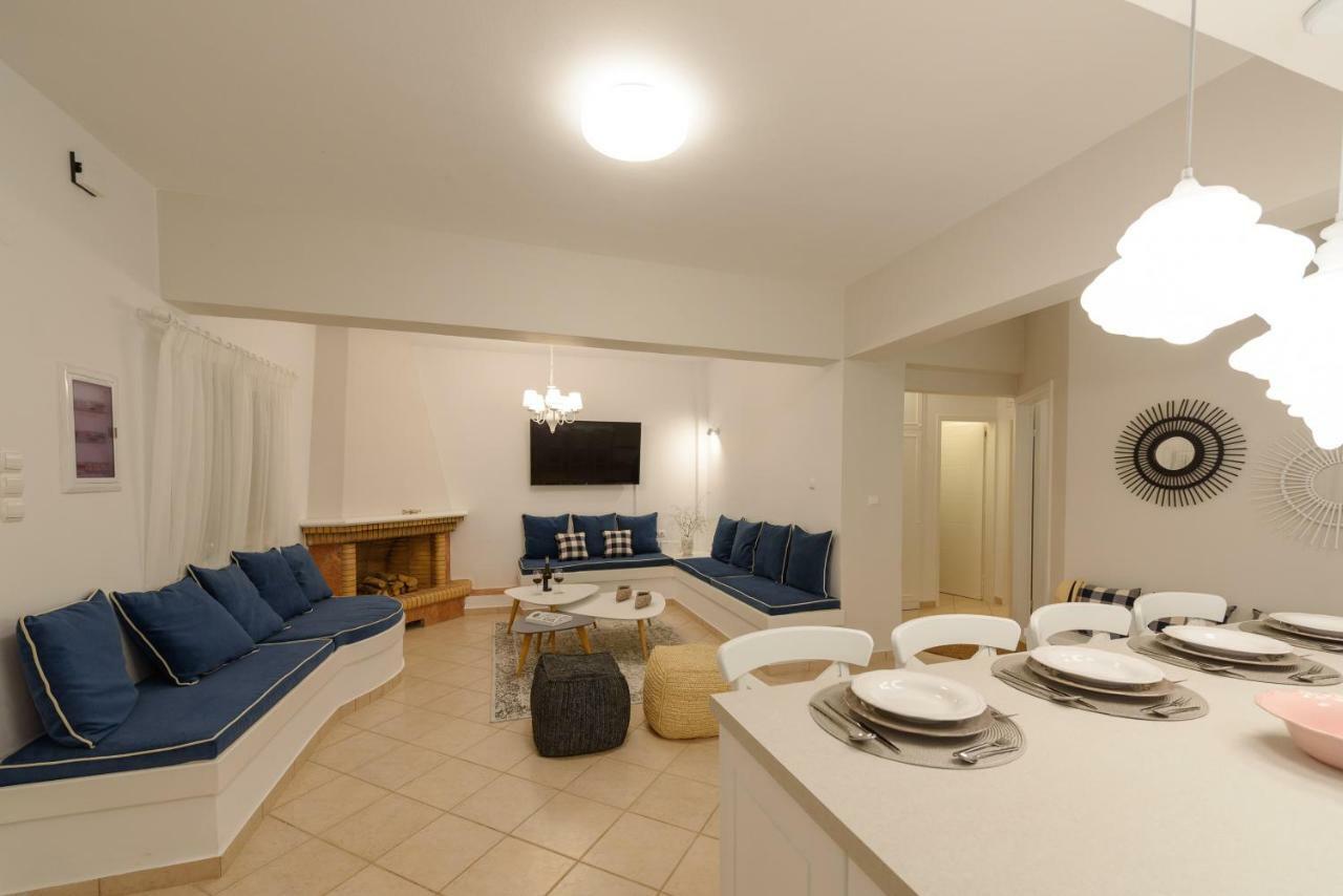 Full View In A Luxury House Vila Kalamaki  Exterior foto